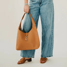Haddie Vegan Leather Hobo Tote-Handbags-Dear Me Southern Boutique, located in DeRidder, Louisiana