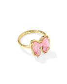 Haley Blush Bow Ring-Jewelry-Dear Me Southern Boutique, located in DeRidder, Louisiana
