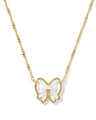 Haley Ivory Bow Necklace-Gold-Jewelry-Dear Me Southern Boutique, located in DeRidder, Louisiana