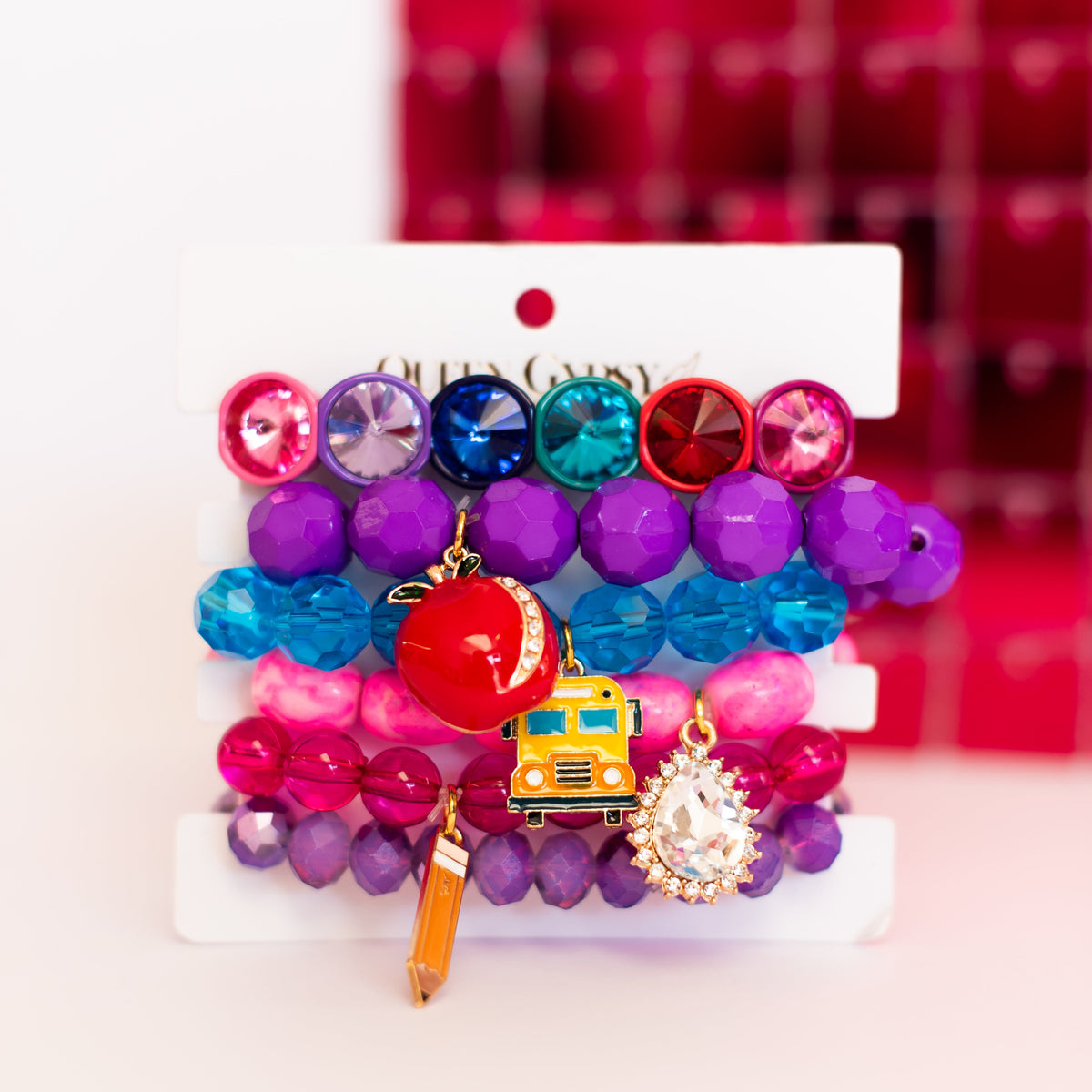 Hall Duty Drip Jumbo Bracelet Set-Jewelry - Bracelets-Dear Me Southern Boutique, located in DeRidder, Louisiana