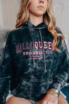 HalloQueen Black Destroyed Cloud Hoodie-Dear Me Southern Boutique, located in DeRidder, Louisiana