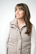 Harlow Long Vest - Latte-Outerwear/Jackets/Shackets-Dear Me Southern Boutique, located in DeRidder, Louisiana