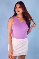 Haven Bodysuit - Lavender-Dear Me Southern Boutique, located in DeRidder, Louisiana