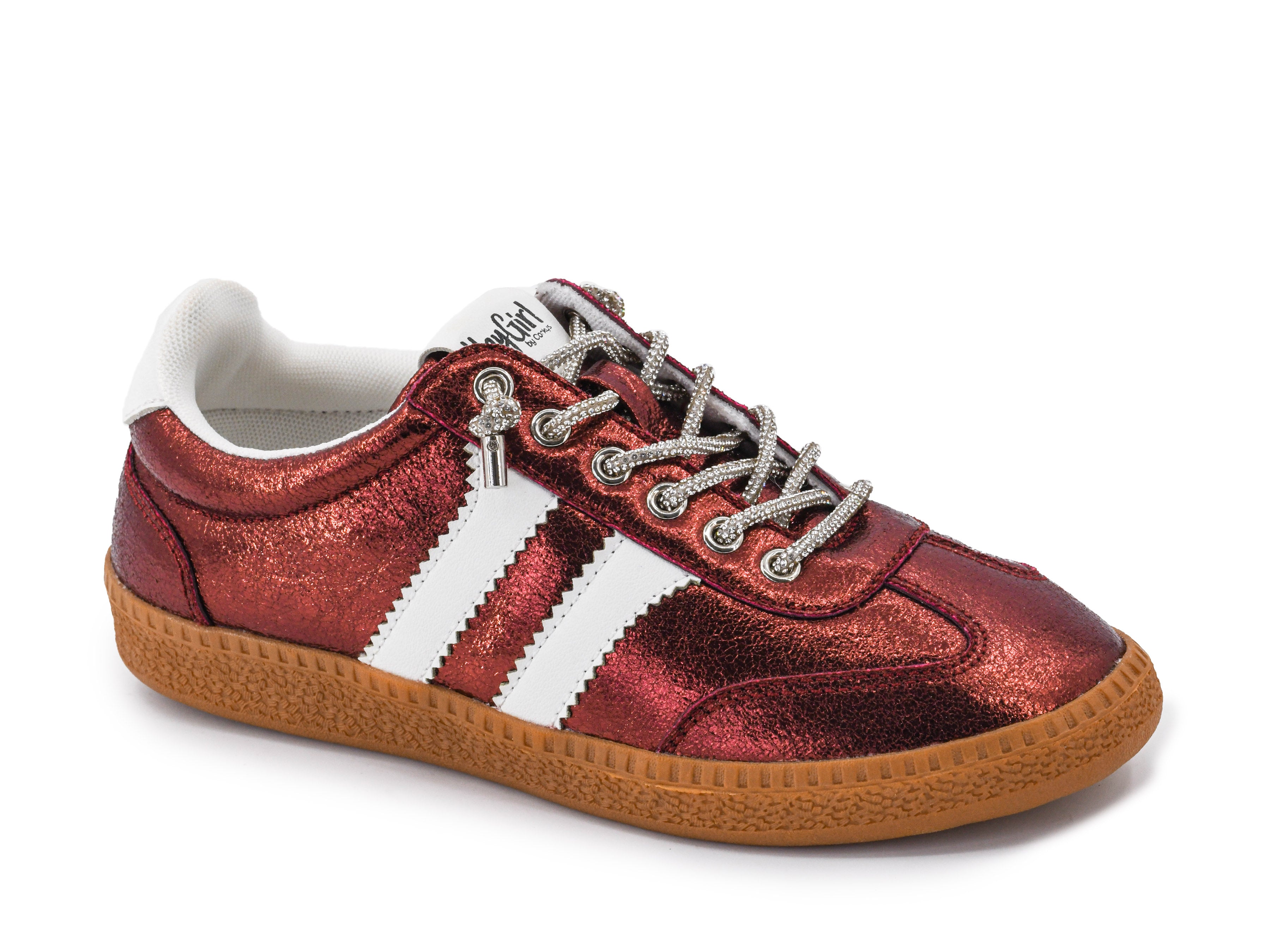 Heads Up - Burgundy Metallic-Sneakers-Dear Me Southern Boutique, located in DeRidder, Louisiana