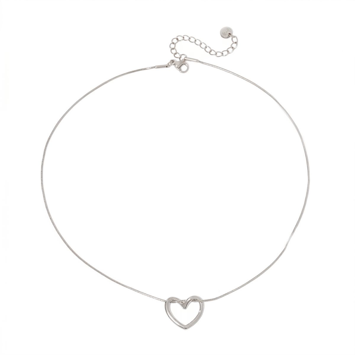 Tangled in Love Heart Necklace - WATERPROOF-Necklace-Pretty Simple