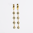 Heavens Drop Huggie Earrings-Jewelry - Earrings-Dear Me Southern Boutique, located in DeRidder, Louisiana
