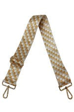 Hendrix Checkered Guitar Bag Strap-Straps-Dear Me Southern Boutique, located in DeRidder, Louisiana
