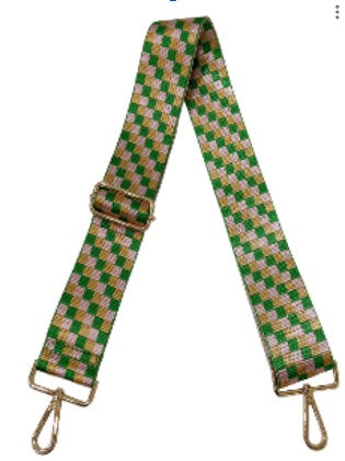 Hendrix Checkered Guitar Bag Strap-Straps-Dear Me Southern Boutique, located in DeRidder, Louisiana