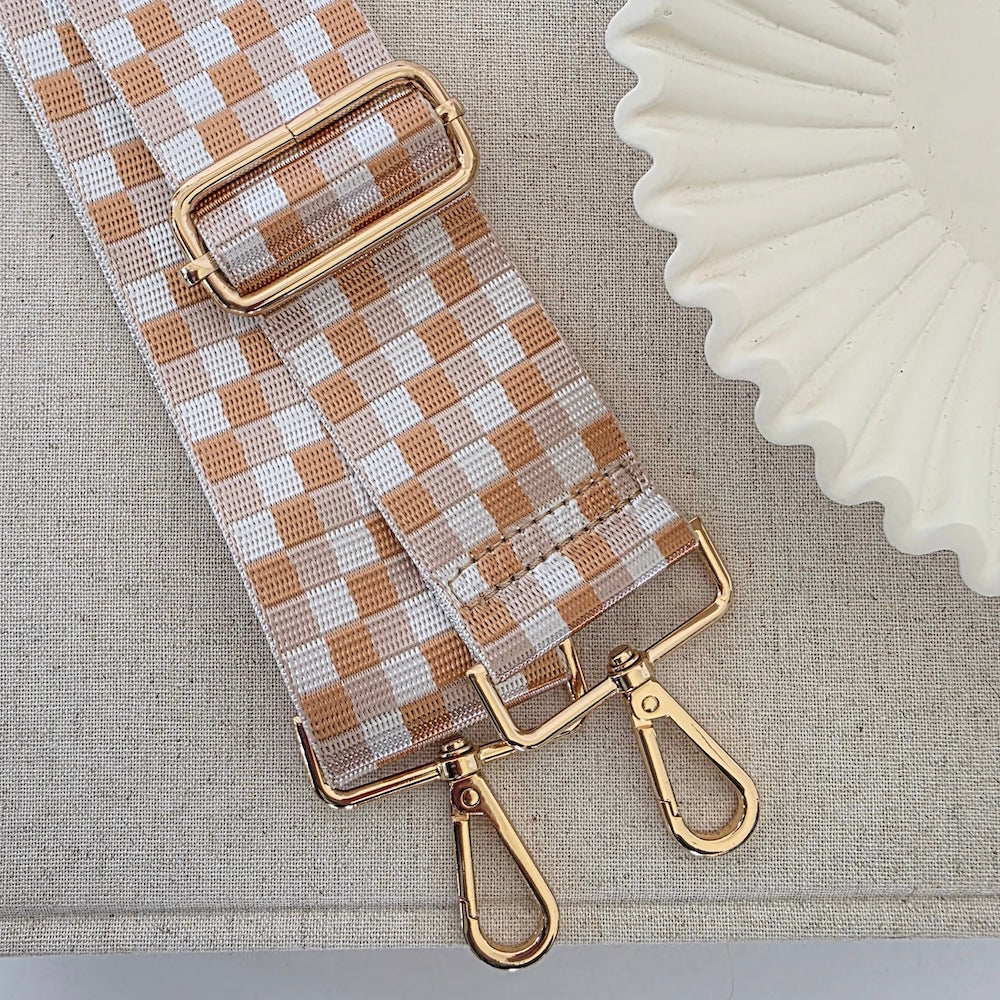 Hendrix Checkered Guitar Bag Strap-Straps-Pretty Simple