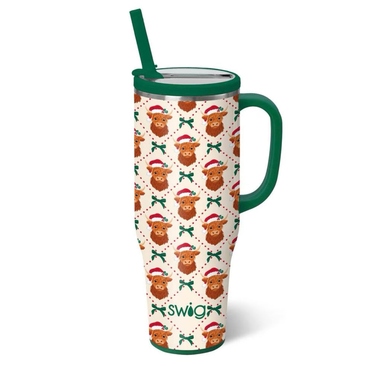 Holiday Herd Mega Mug 40oz-Drinkwear-Dear Me Southern Boutique, located in DeRidder, Louisiana