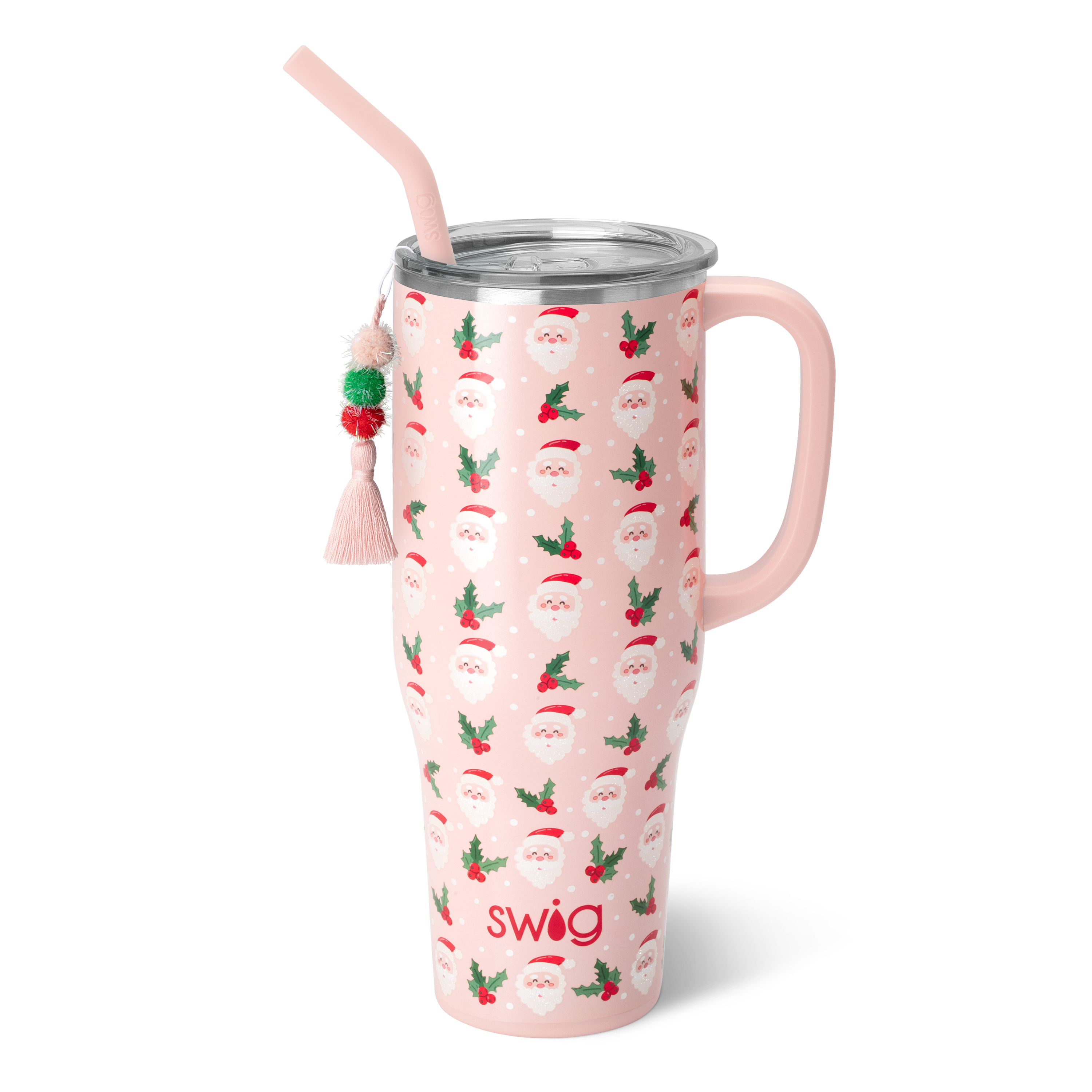 Holly Jolly Swig Mega Mug-Mega Mugs-Dear Me Southern Boutique, located in DeRidder, Louisiana