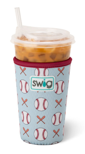 Home Run Swig Iced Cup Coolie-Drink Coolies-Dear Me Southern Boutique, located in DeRidder, Louisiana