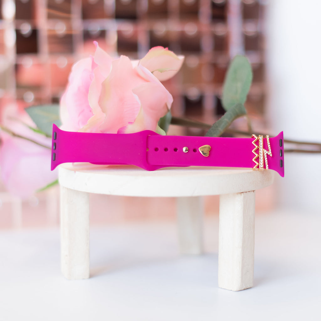Hot Pink Bling Watch Band-watch band-Dear Me Southern Boutique, located in DeRidder, Louisiana