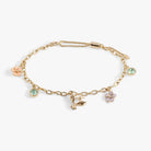 Hummingbird Multicharm Adjustable Anklet-Jewelry-Dear Me Southern Boutique, located in DeRidder, Louisiana