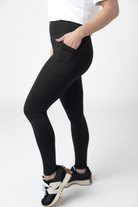 IN STOCK Athleisure Leggings - Black-Leggings-Dear Me Southern Boutique, located in DeRidder, Louisiana