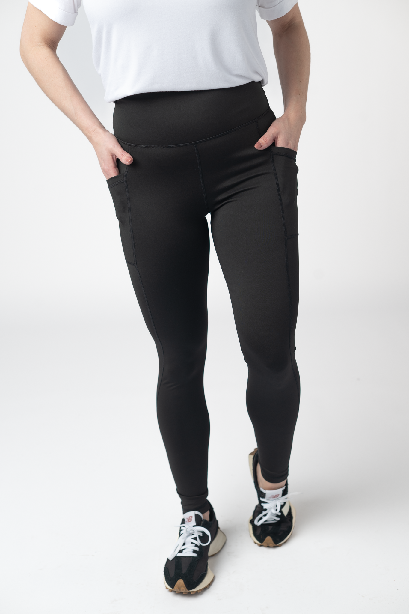 IN STOCK Athleisure Leggings - Black-Leggings-Dear Me Southern Boutique, located in DeRidder, Louisiana