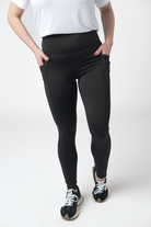 IN STOCK Athleisure Leggings - Black-Leggings-Dear Me Southern Boutique, located in DeRidder, Louisiana