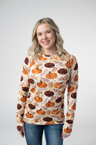 IN STOCK Blair Long Sleeve Top - Autumn Gourds-Tops-Dear Me Southern Boutique, located in DeRidder, Louisiana