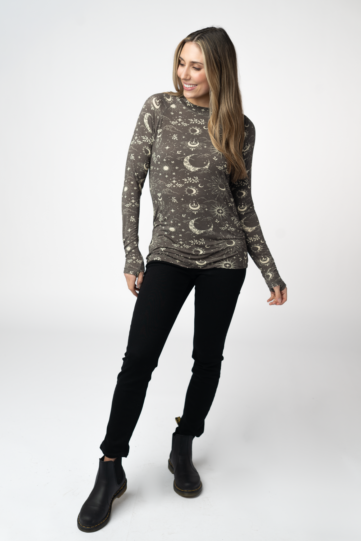 IN STOCK Blair Long Sleeve Top - Celestial Nights-Tops-Dear Me Southern Boutique, located in DeRidder, Louisiana