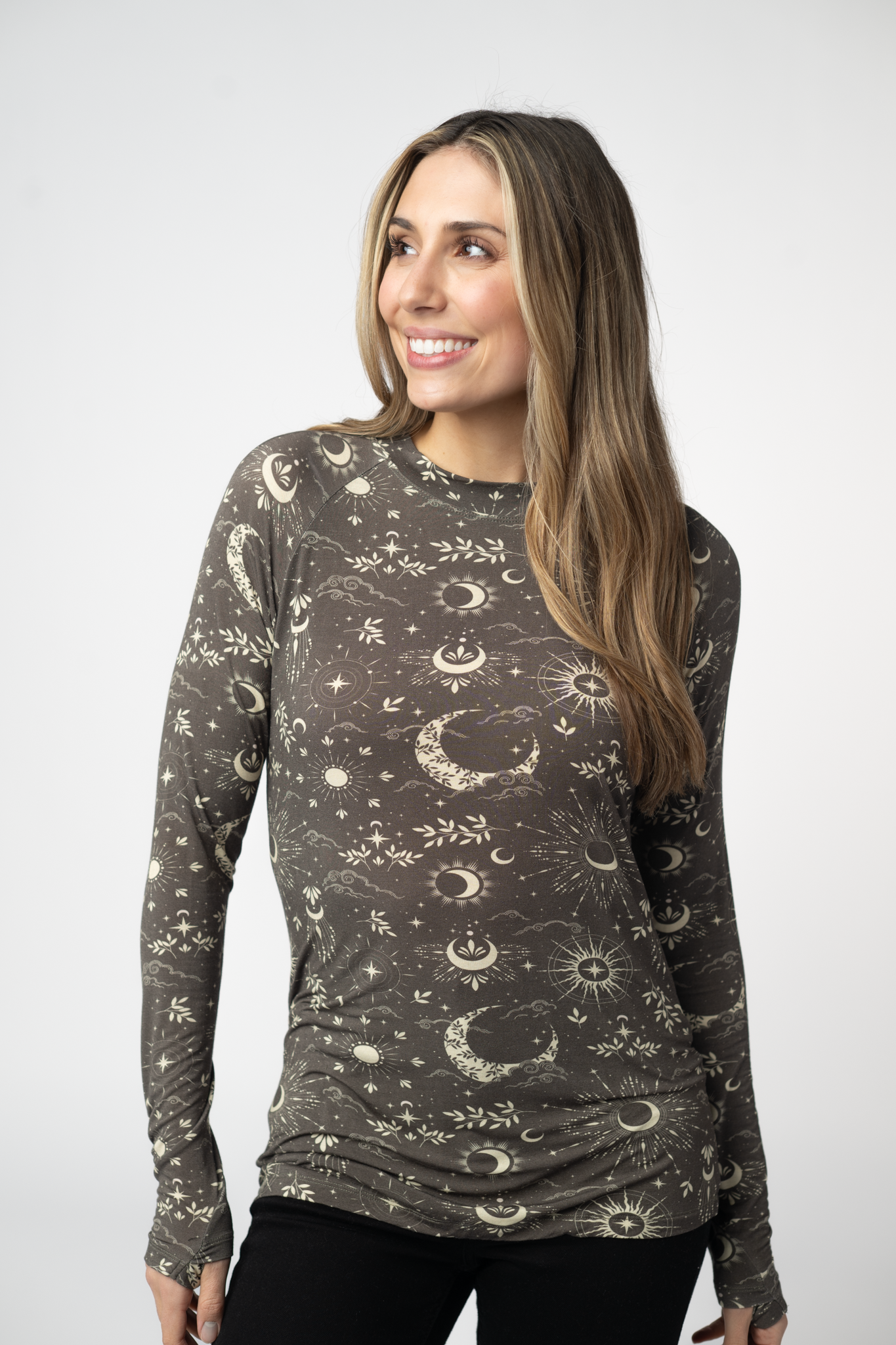 IN STOCK Blair Long Sleeve Top - Celestial Nights-Tops-Dear Me Southern Boutique, located in DeRidder, Louisiana