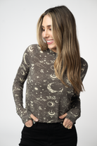 IN STOCK Blair Long Sleeve Top - Celestial Nights-Tops-Dear Me Southern Boutique, located in DeRidder, Louisiana
