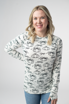 IN STOCK Blair Long Sleeve Top - Classic Pumpkins-Tops-Dear Me Southern Boutique, located in DeRidder, Louisiana
