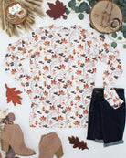 IN STOCK Blair Long Sleeve Top - Fall Foliage-Tops-Dear Me Southern Boutique, located in DeRidder, Louisiana