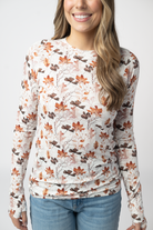IN STOCK Blair Long Sleeve Top - Fall Foliage-Tops-Dear Me Southern Boutique, located in DeRidder, Louisiana