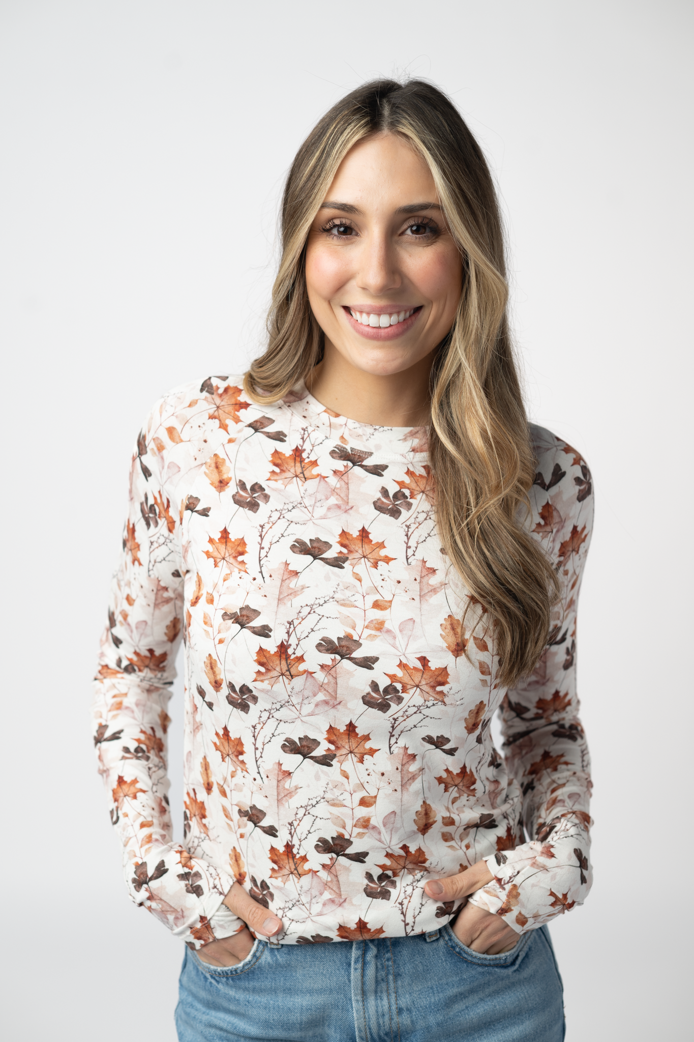 IN STOCK Blair Long Sleeve Top - Fall Foliage-Tops-Dear Me Southern Boutique, located in DeRidder, Louisiana