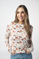 IN STOCK Blair Long Sleeve Top - Fall Foliage-Tops-Dear Me Southern Boutique, located in DeRidder, Louisiana
