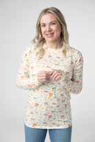 IN STOCK Blair Long Sleeve Top - Harvest Bows-Tops-Dear Me Southern Boutique, located in DeRidder, Louisiana