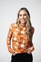 IN STOCK Blair Long Sleeve Top - Spooky Autumn-Tops-Dear Me Southern Boutique, located in DeRidder, Louisiana