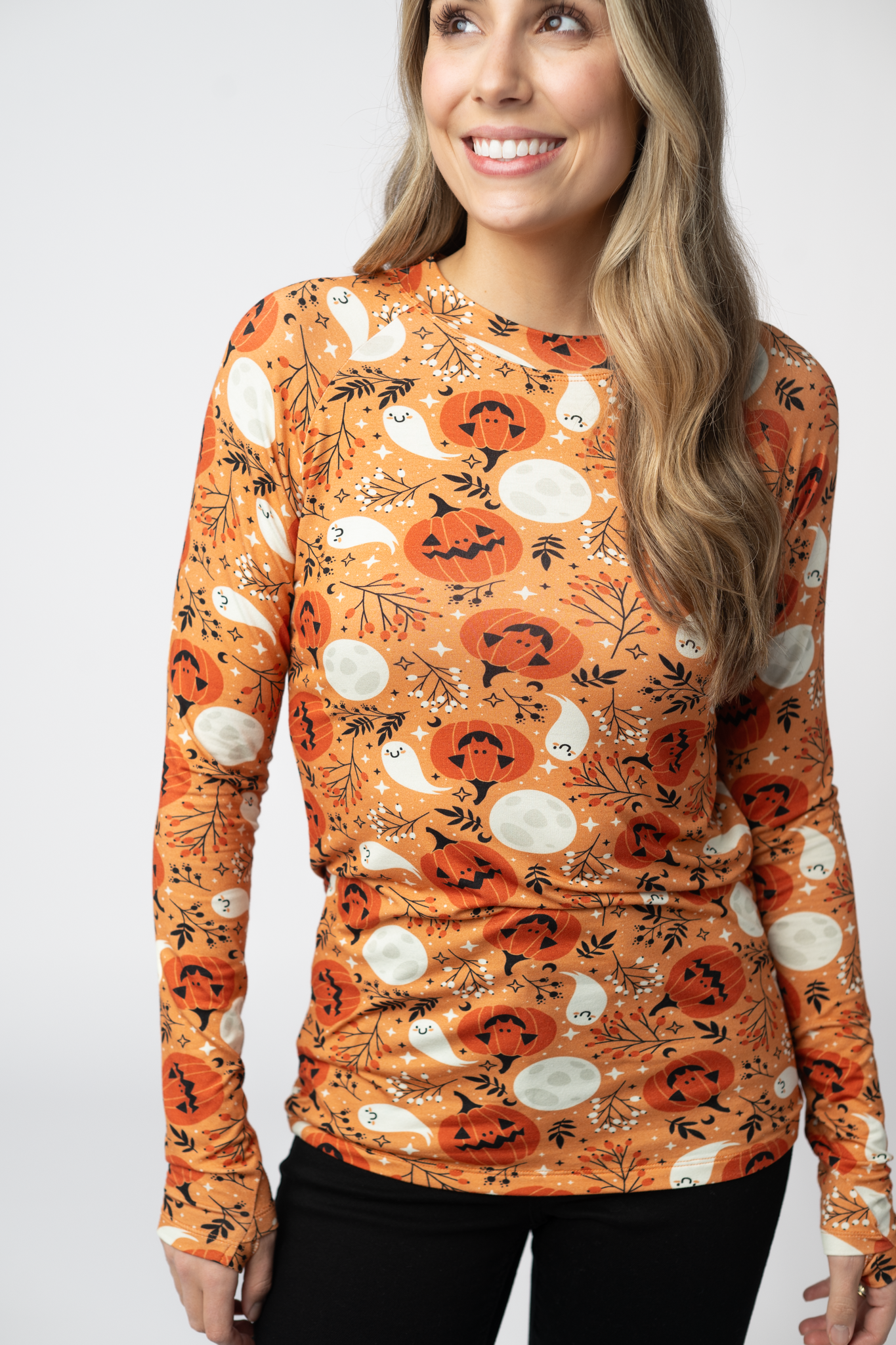 IN STOCK Blair Long Sleeve Top - Spooky Autumn-Tops-Dear Me Southern Boutique, located in DeRidder, Louisiana