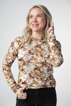 IN STOCK Blair Long Sleeve Top - Woodsy Camo-Tops-Dear Me Southern Boutique, located in DeRidder, Louisiana