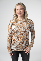 IN STOCK Blair Long Sleeve Top - Woodsy Camo-Tops-Dear Me Southern Boutique, located in DeRidder, Louisiana