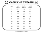 IN STOCK Cable Knit Sweater - Latte-sweater-Dear Me Southern Boutique, located in DeRidder, Louisiana