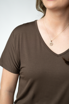 IN STOCK Chloe Cozy Top - Brown-Tops-Dear Me Southern Boutique, located in DeRidder, Louisiana