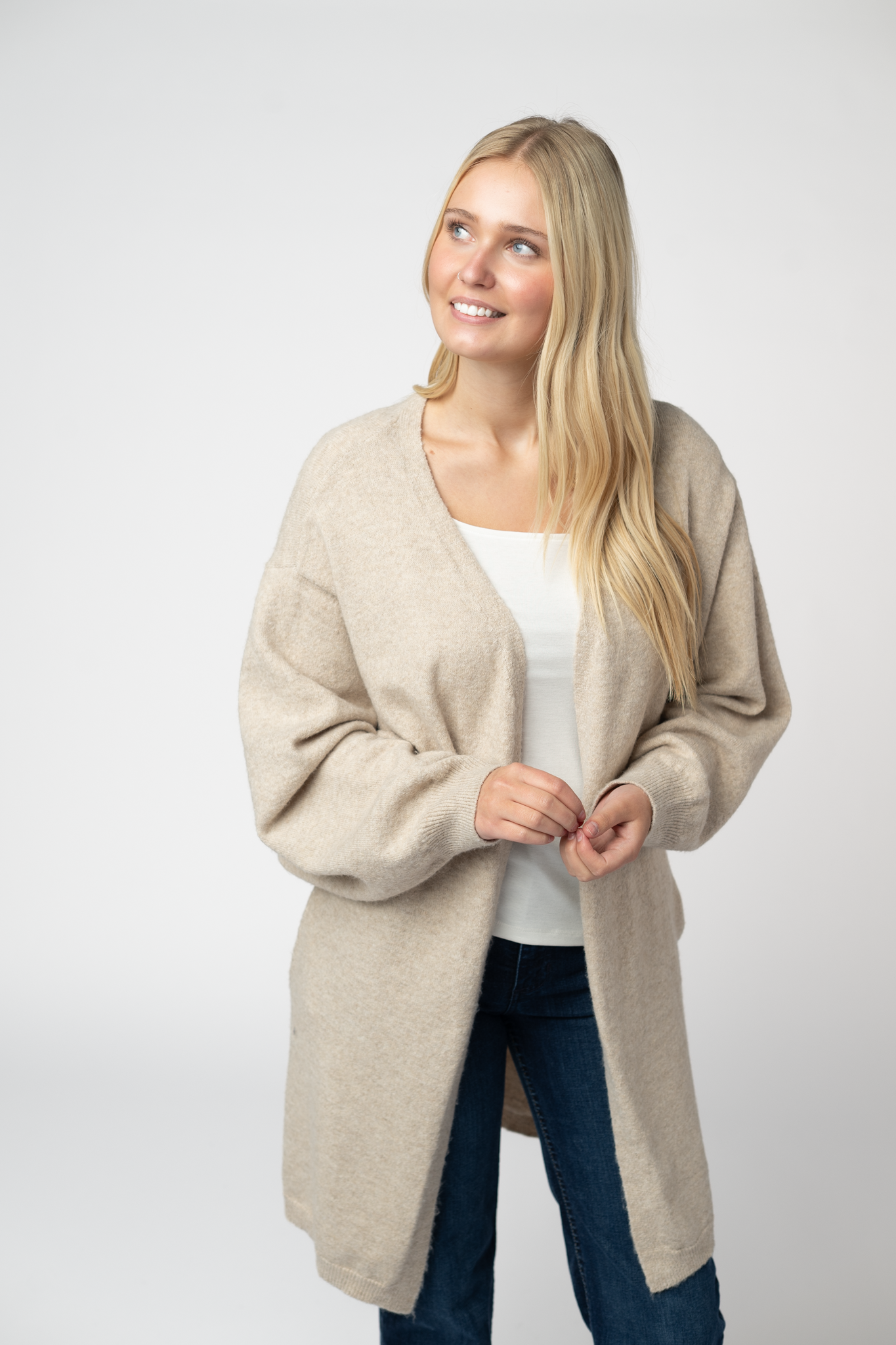 IN STOCK Cozy Cardigan - Tan-Cardigan-Dear Me Southern Boutique, located in DeRidder, Louisiana