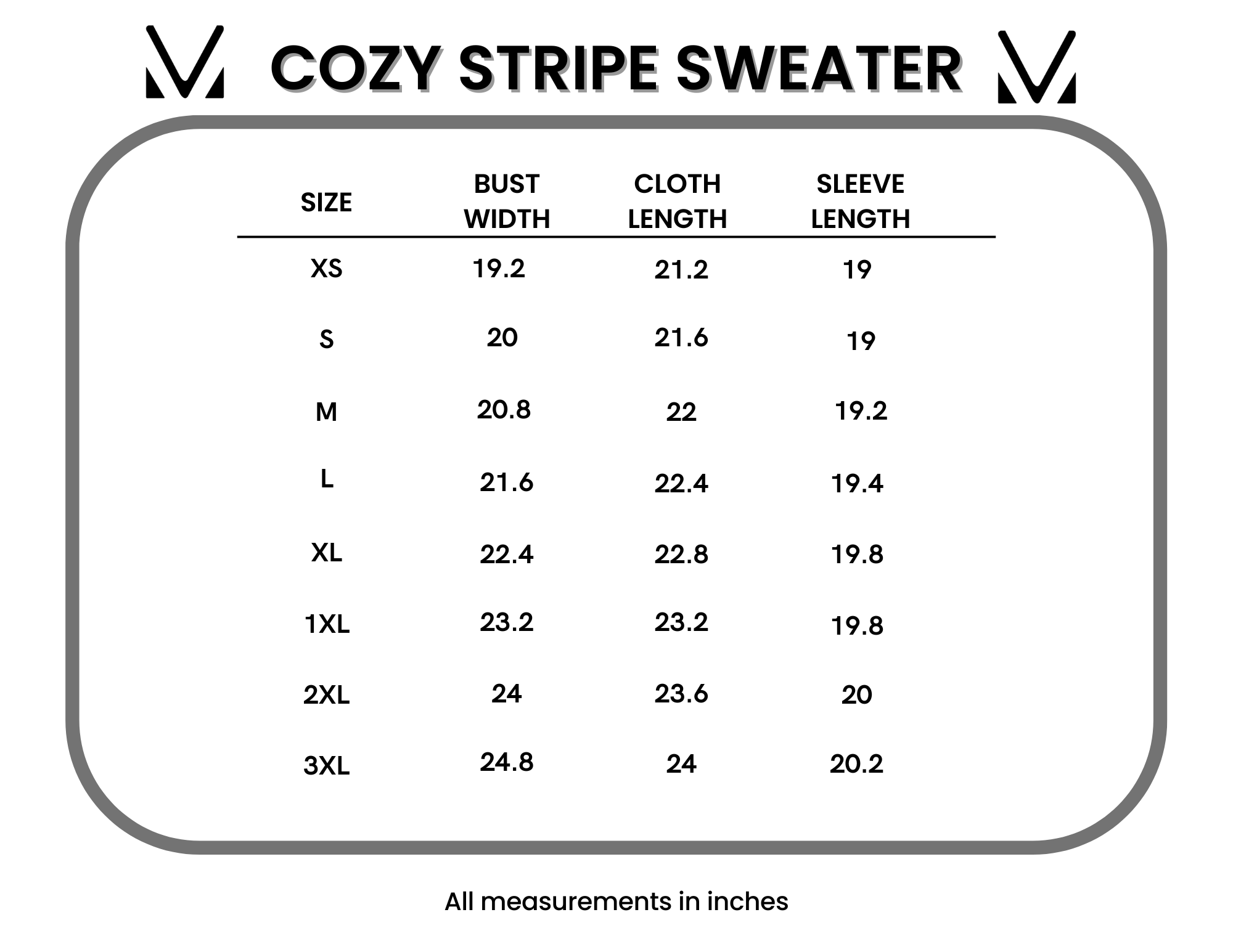 IN STOCK Cozy Stripe Sweater - Grey and White-Sweater-Dear Me Southern Boutique, located in DeRidder, Louisiana