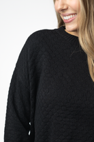 IN STOCK Gianna Pullover Sweater - Black-sweater-Dear Me Southern Boutique, located in DeRidder, Louisiana