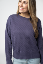 IN STOCK Gianna Pullover Sweater - Slate Blue-sweater-Dear Me Southern Boutique, located in DeRidder, Louisiana