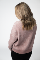IN STOCK Josie Cozy Crew Sweater - Dusty Rose-sweater-Dear Me Southern Boutique, located in DeRidder, Louisiana