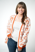IN STOCK Pumpkins Pocket Cardigan-Cardigan-Dear Me Southern Boutique, located in DeRidder, Louisiana