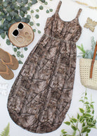 IN STOCK Reagan Dress - Camo FINAL SALE-dress-Dear Me Southern Boutique, located in DeRidder, Louisiana