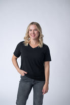 IN STOCK Sophie Top - Black-Shirts-Dear Me Southern Boutique, located in DeRidder, Louisiana