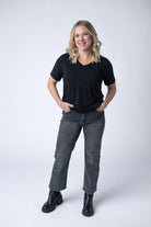 IN STOCK Sophie Top - Black-Shirts-Dear Me Southern Boutique, located in DeRidder, Louisiana