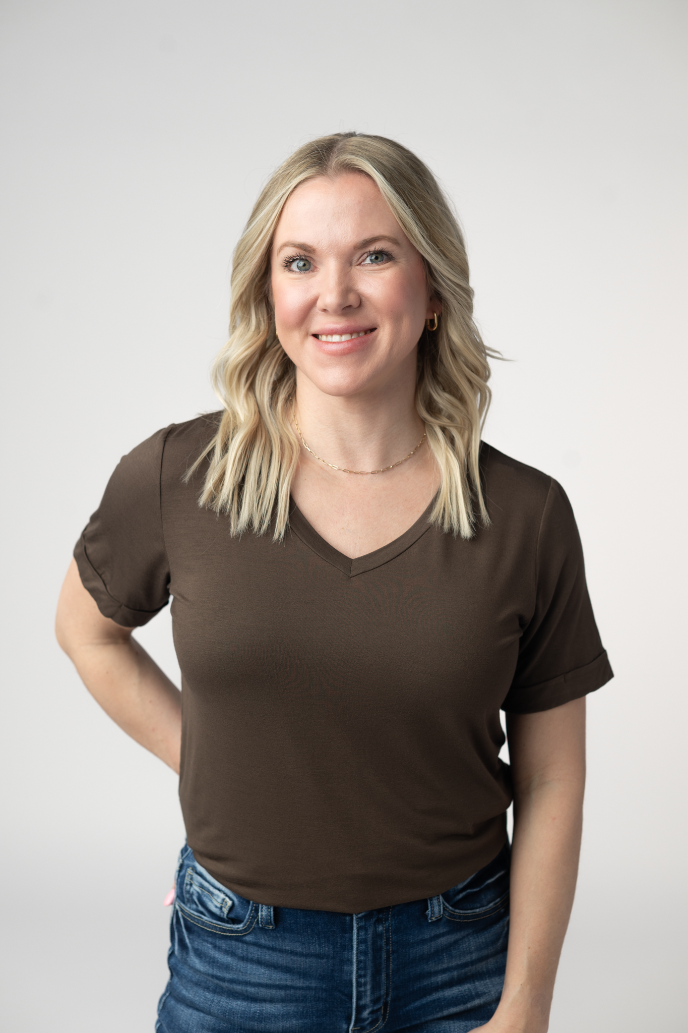 IN STOCK Sophie Top - Brown-Shirts-Dear Me Southern Boutique, located in DeRidder, Louisiana