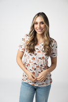 IN STOCK Sophie Top - Fall Foliage-Shirts-Dear Me Southern Boutique, located in DeRidder, Louisiana