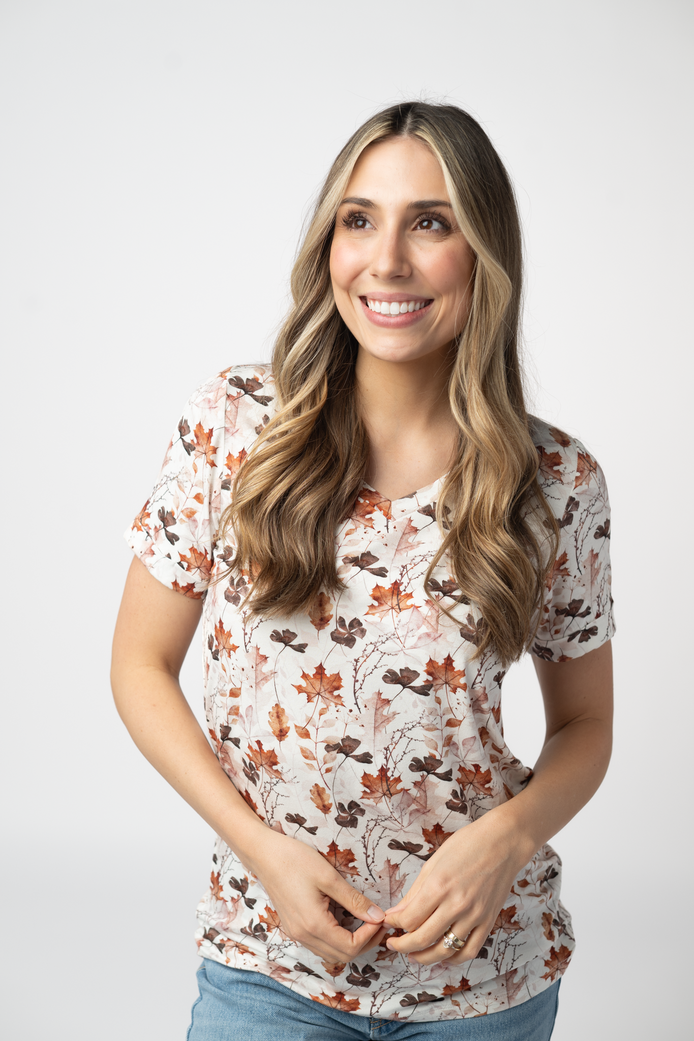 IN STOCK Sophie Top - Fall Foliage-Shirts-Dear Me Southern Boutique, located in DeRidder, Louisiana