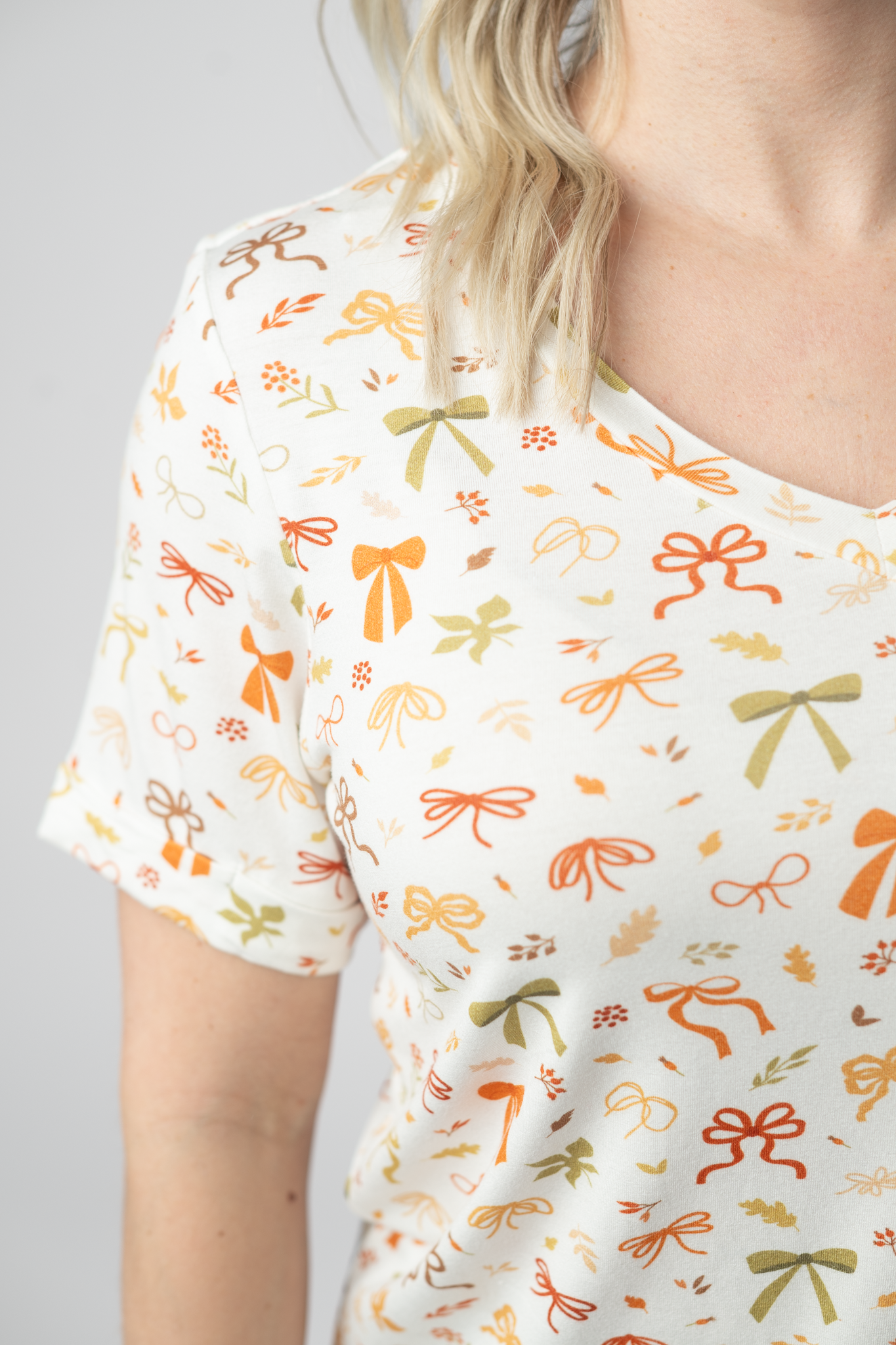 IN STOCK Sophie Top - Harvest Bows-Shirts-Dear Me Southern Boutique, located in DeRidder, Louisiana